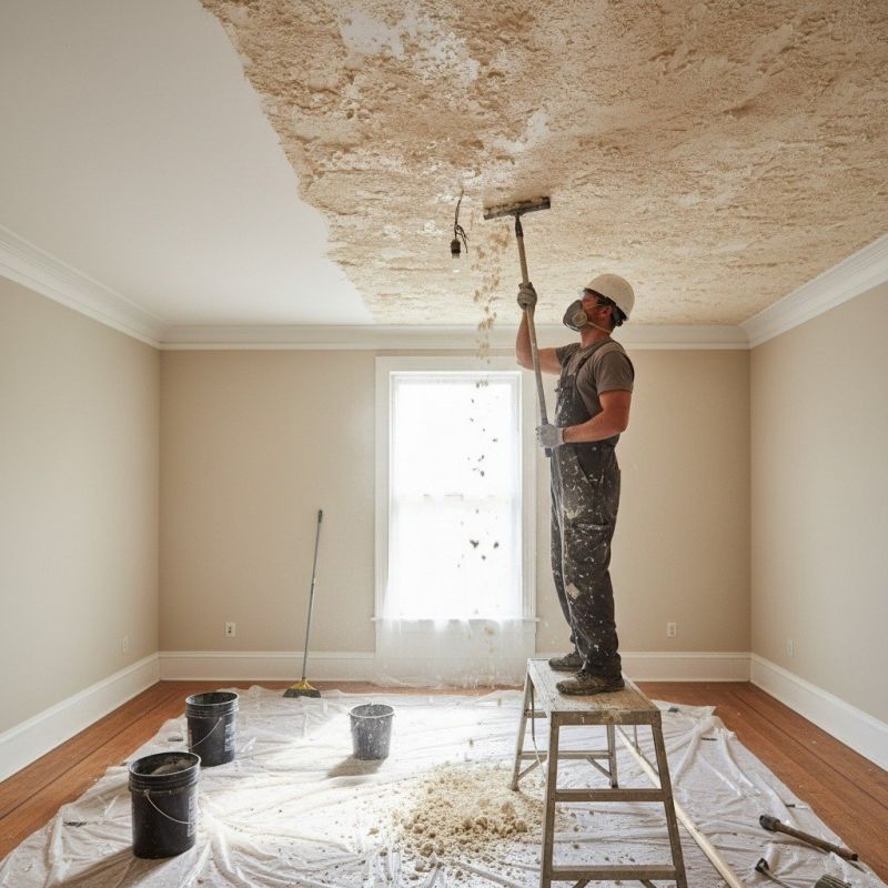 Popcorn Ceiling Renovation in Waco, TX